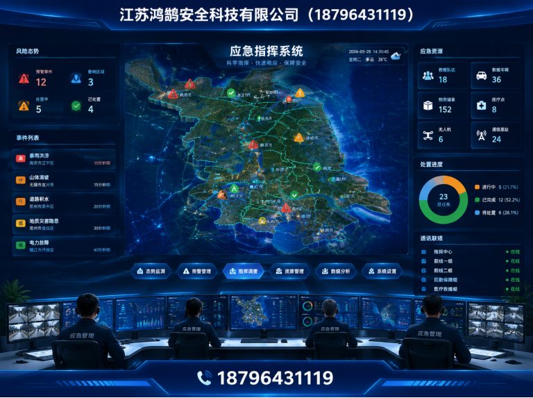 神农架应急指挥系统展示图